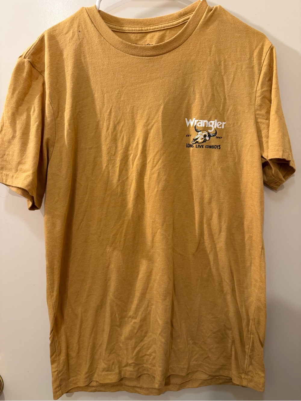 Wrangler Mustard Short-Sleeve Graphic Tee